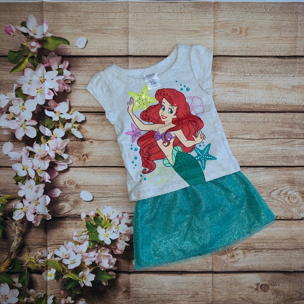Little Mermaid Shirt and Skort set.